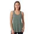 thumbnail image 1 of COUVER Women's Flowy Racerback Tank , Forest Marble , Medium, 1 of 6