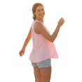thumbnail image 1 of COUVER Women's Flowy Racerback Tank , Soft Pink , 2X-Large, 1 of 6
