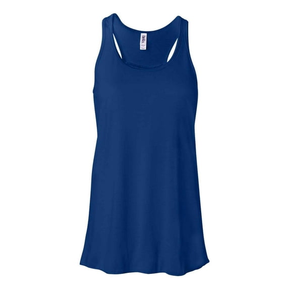 COUVER Women's Flowy Racerback Tank , True Royal , Small