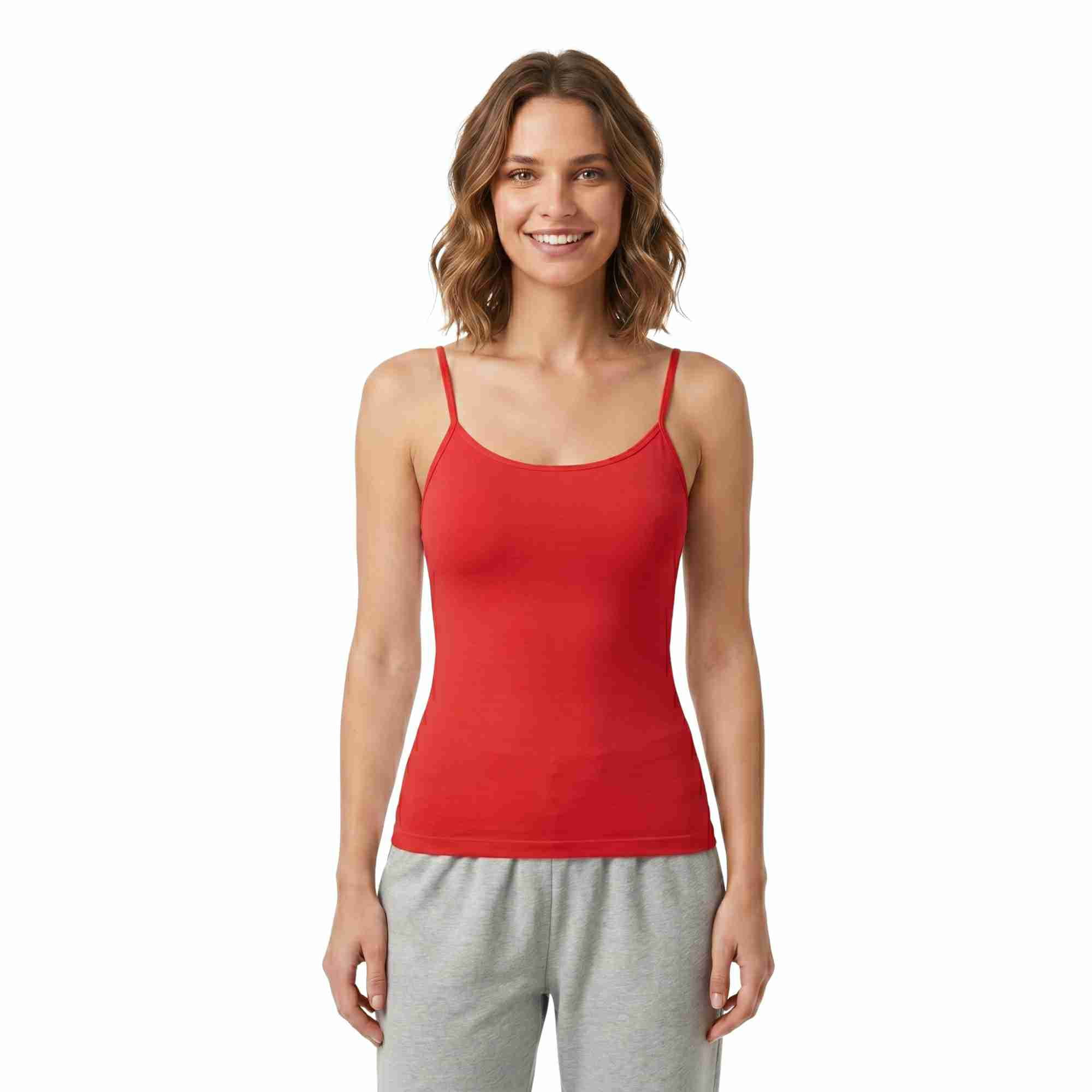 Seamless Women's Nylon & Spandex Camisole Top, Stretch & Layering