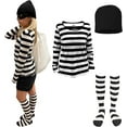 thumbnail image 1 of COUVER Womens Costume and Cosplay Set, Black/White, 1 SET, XL, 1 of 6