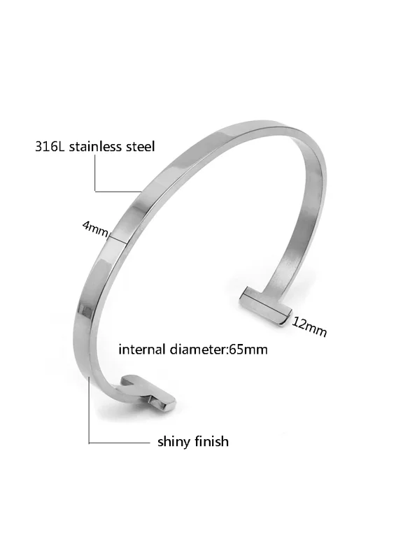 2024 Gold And Silver 2 Color Available Classic Simple Design Bracelet Love Bangle Best Friend Gifts Girls Bangle