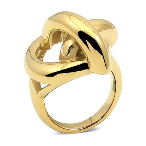 COUYA 316L Stainless Steel Ring Fashion Silver/Gold Plated Rings Unique irregular jewelry Ring