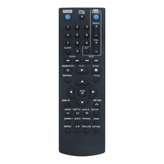COV33662806 Replacement Remote Control fit for LG DVD Player DV341 DV341S DV351 DV381 DVX276 DP527H DP540H DP542H DVX640H DVX642H DVX692H DVX647KH