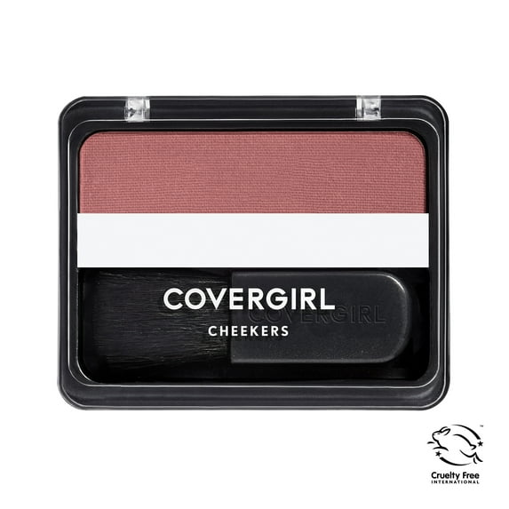 COVERGIRL Cheekers Blendable Powder Blush, 145 Rock 'N Rose, 0.12 oz