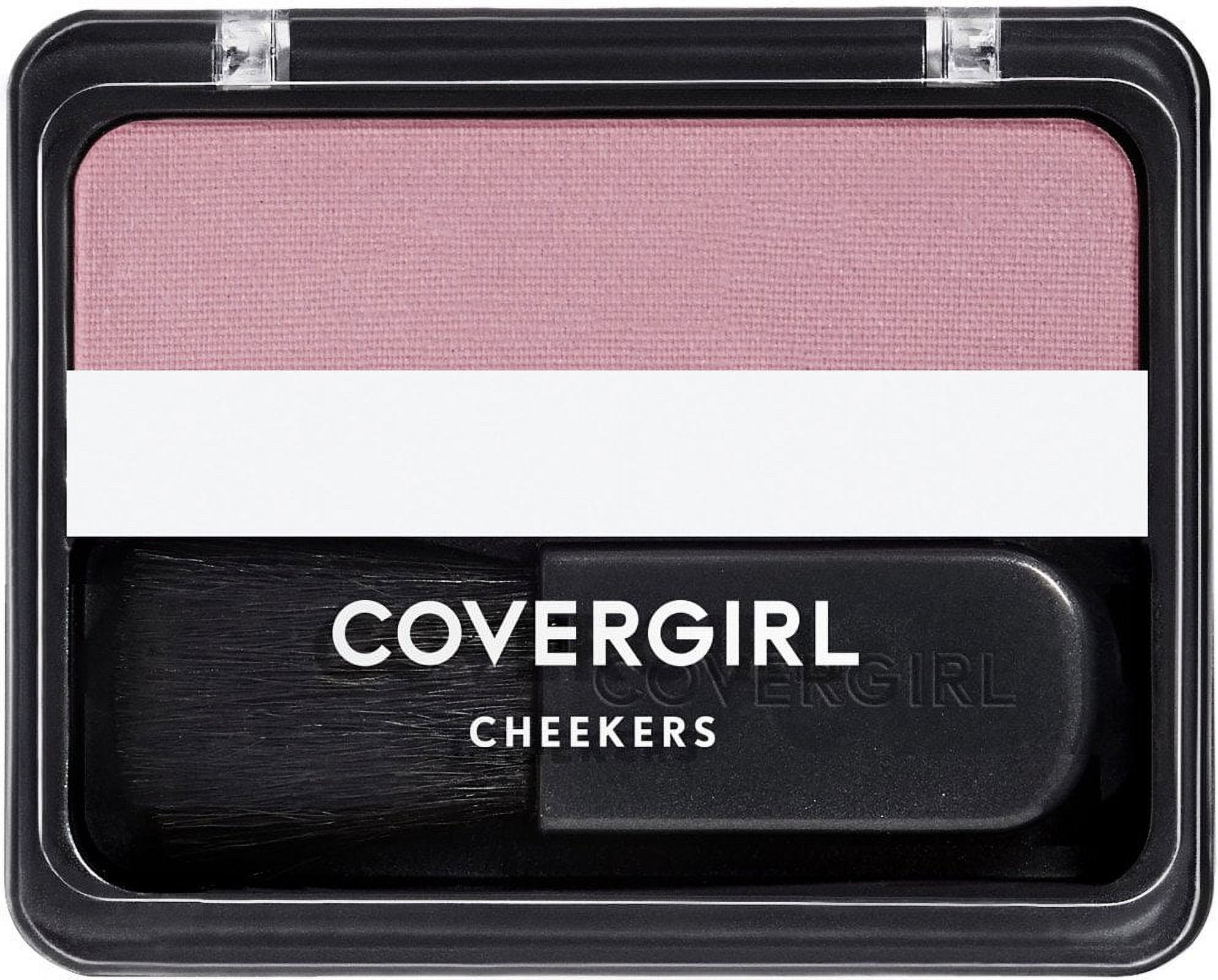 COVERGIRL Cheekers Blendable Powder Blush, 117 Plum Plush, 0.12 oz