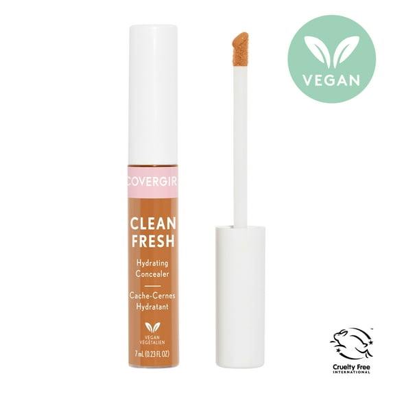 COVERGIRL Clean Fresh Hydrating Concealer, Rich Deep, 0.23 oz
