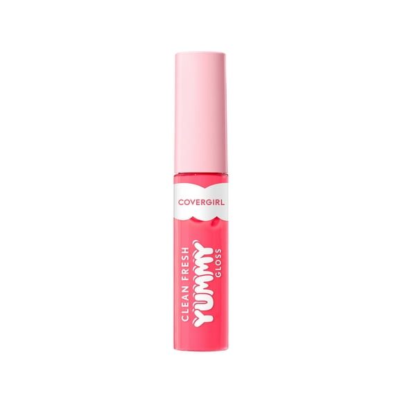 COVERGIRL Clean Fresh Yummy Lip Gloss, 400 Glamingo Pink, 0.33 fl oz