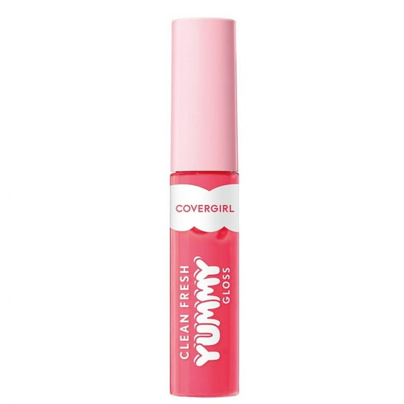 COVERGIRL Clean Fresh Yummy Lip Gloss, 400 Glamingo Pink, 0.33 fl oz
