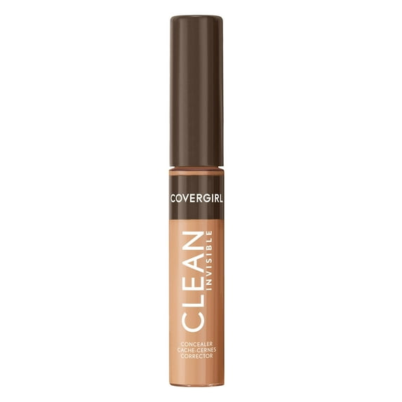 COVERGIRL Clean Invisible Liquid Concealer, 160 Classic Tan, 0.23 fl oz
