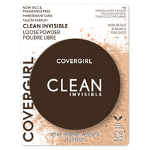 COVERGIRL Clean Invisible Loose Powder, 115 Translucent Medium, 0.63 oz