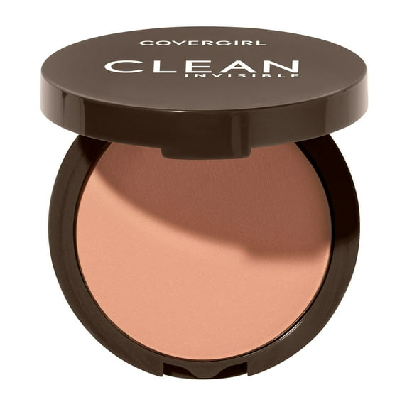 COVERGIRL Clean Invisible Pressed Powder, 135 Medium Light, 0.38 oz