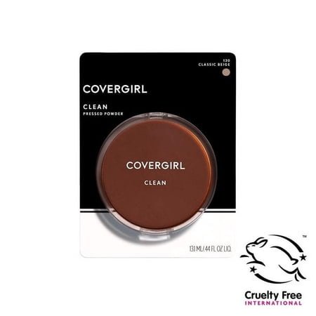 COVERGIRL Clean Pressed Powder Foundation Classic Beige .39 oz.. (Packaging may vary)