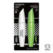 COVERGIRL Clump Crusher Mascara & Lash Blast Amplify Eyelash Primer Pack, 1 count, Mascara, Volume Mascara, Volume and Length Mascara, Lengthening Mascara, Double the Volume, Instant Lash Boost