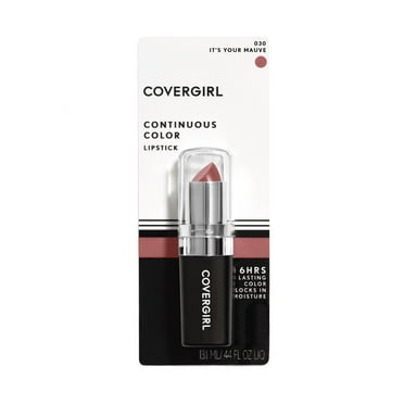 COVERGIRL Continuous Color Lipstick, 30 It's Your Mauve, 0.13 oz