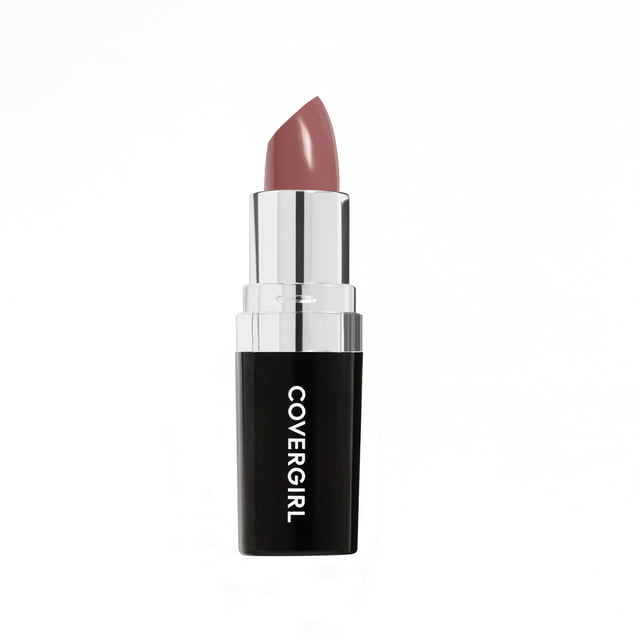 COVERGIRL Continuous Color Lipstick, 430 Bistro Burgundy, 0.13 oz, Moisturizing Lipstick, Long Lasting Lipstick, Extended Palette of Shades, Keeps Lips Soft