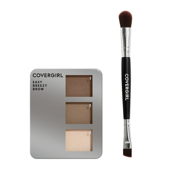 COVERGIRL Easy Breezy Brow Powder Kit, 710 Soft Brown