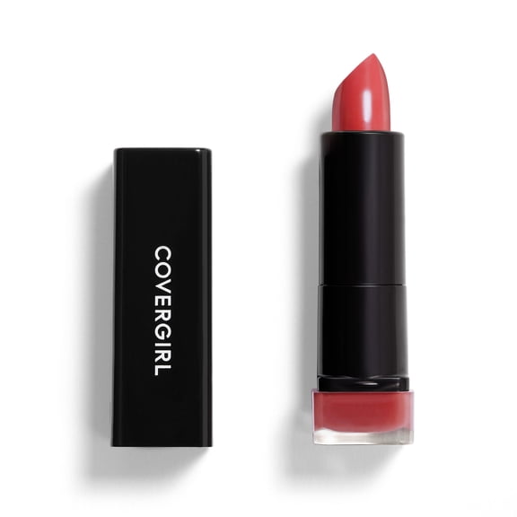COVERGIRL Exhibitionist Cream Lipstick, 305 Hot, 0.12 oz, Lipstick, Moisturizing Lipstick, Long Lasting Lipstick, Glossy Lipstick, Hydrating Lipstick, Long Lasting