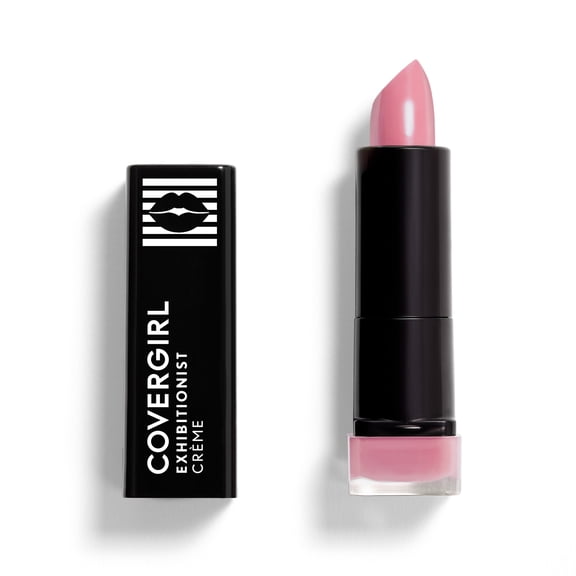 COVERGIRL Exhibitionist Cream Lipstick, 395 Darling Kiss, 0.12 oz, Lipstick, Moisturizing Lipstick, Long Lasting Lipstick, Glossy Lipstick, Hydrating Lipstick, Long Lasting