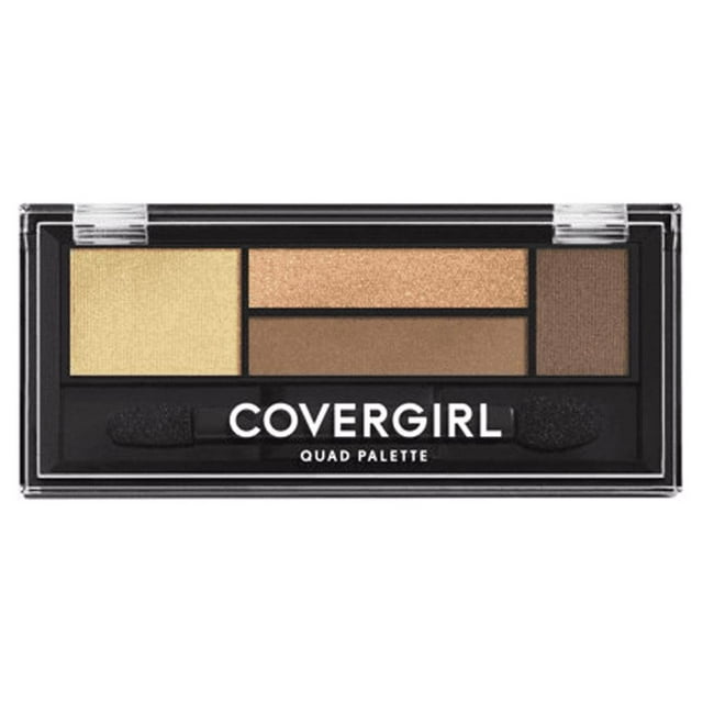 COVERGIRL EyeShadow Quad Palettes, 705 Go For The Golds, 0.06 oz