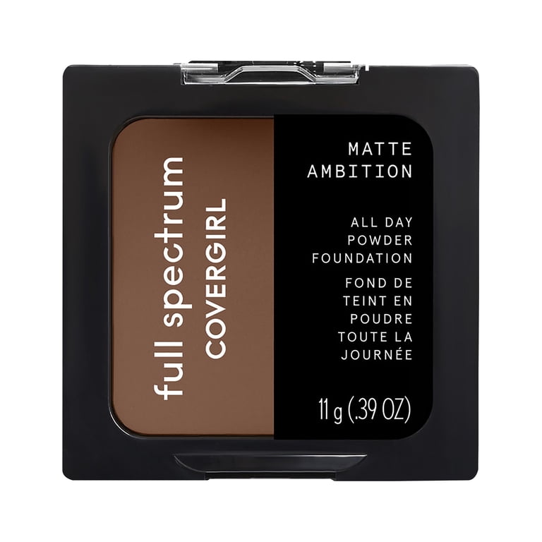COVERGIRL Matte Ambition All-Day Powder Foundation, Deep Cool