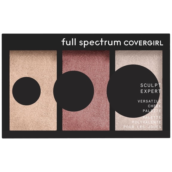 COVERGIRL Full Spectrum Sculpt Expert Cheek Palette, Bronze Flame
