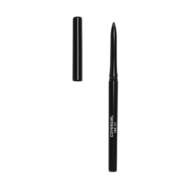 COVERGIRL Ink It! by Perfect Point Plus Gel Eyeliner, 230 Black Ink, 0.012 oz, Eyeliner, Eyeliner Pencil, Long Lasting Eyeliner, Smudging Eyeliner, Waterproof Eyeliner
