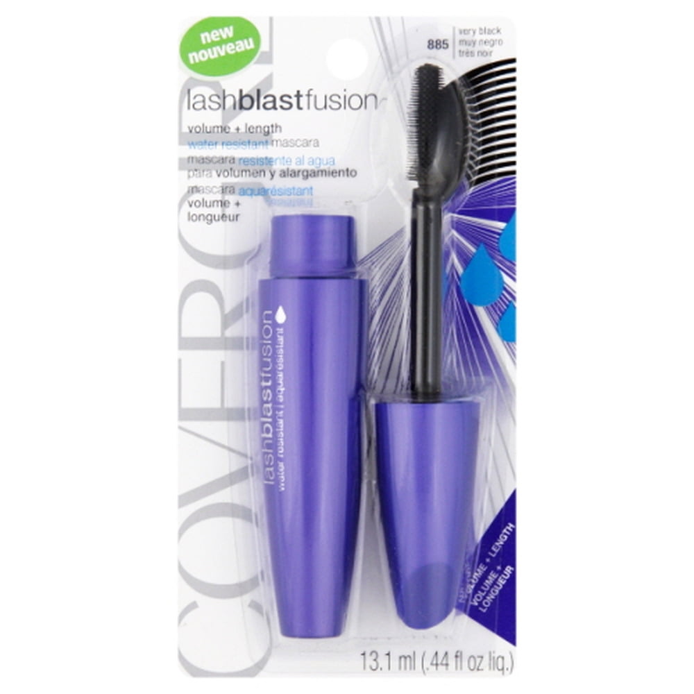COVERGIRL LashBlast Fusion Water Resistant Mascara, 885 Very Black, 0.44 Oz (Pack of 5)