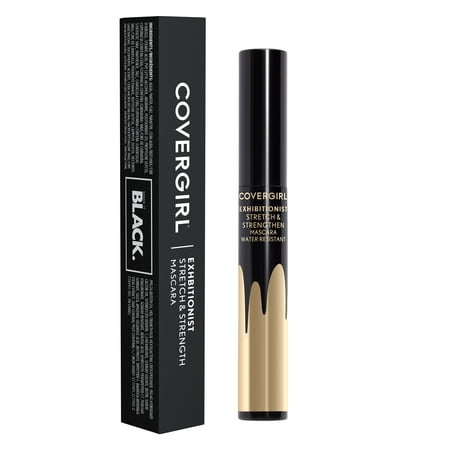 COVERGIRL "Make It Black" Limited Edition Exhibitionist Stretch & Strengthen Mascara, 810 Black Brown, 0.3 fl oz