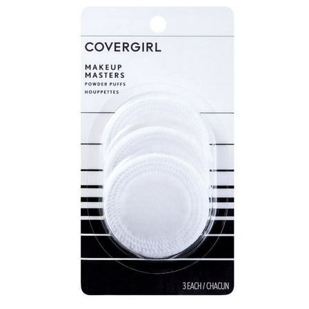 COVERGIRL Make-up Masters Powder Puffs, 3pcs