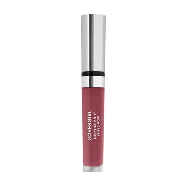 COVERGIRL Melting Pout Vinyl Vow Lip Color, Red Caught Up, 0.11 oz, Lip Gloss, High Shine, Lipstick, Shiny Lip Gloss, Hydrating Lip Gloss, Full Coverage Color