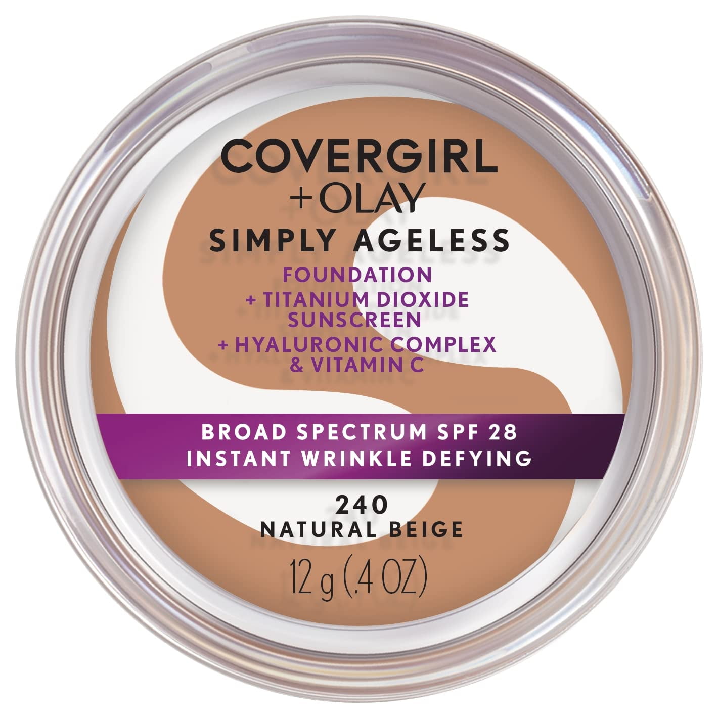 COVERGIRL OLAY Simply Ageless Instant Wrinkle Defying Foundation with SPF 28 Natural Beige 0 44 oz 63173433 3342 4875 a9ce c4d733ca0fa8.4912d64b619d074d85478a6f63aa44e5
