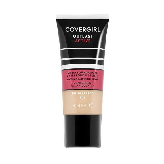 COVERGIRL Outlast Active Foundation, Ivory, 1 oz