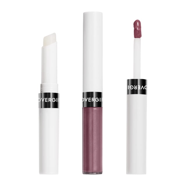COVERGIRL Outlast All-Day Lip Color Liquid Lipstick and Moisturizing Topcoat, Longwear, Silvered Grape, Stays On All Day, Moisturizing Formula, Cruelty Free, Easy Two-Step Process