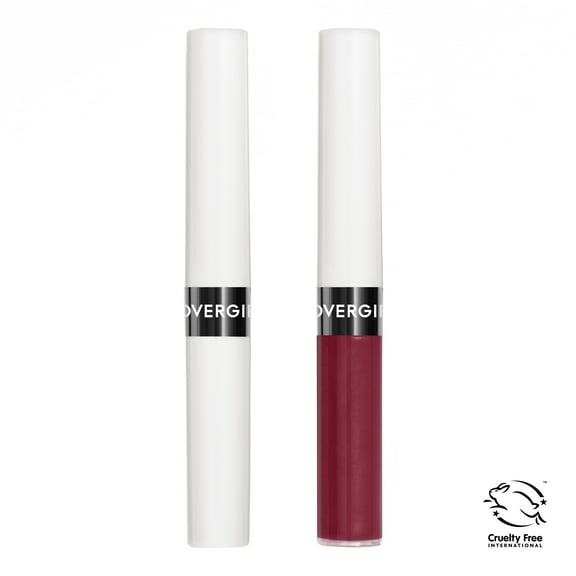 COVERGIRL Outlast All-Day Lip Color Liquid Lipstick and Moisturizing Topcoat, Unique Burgundy