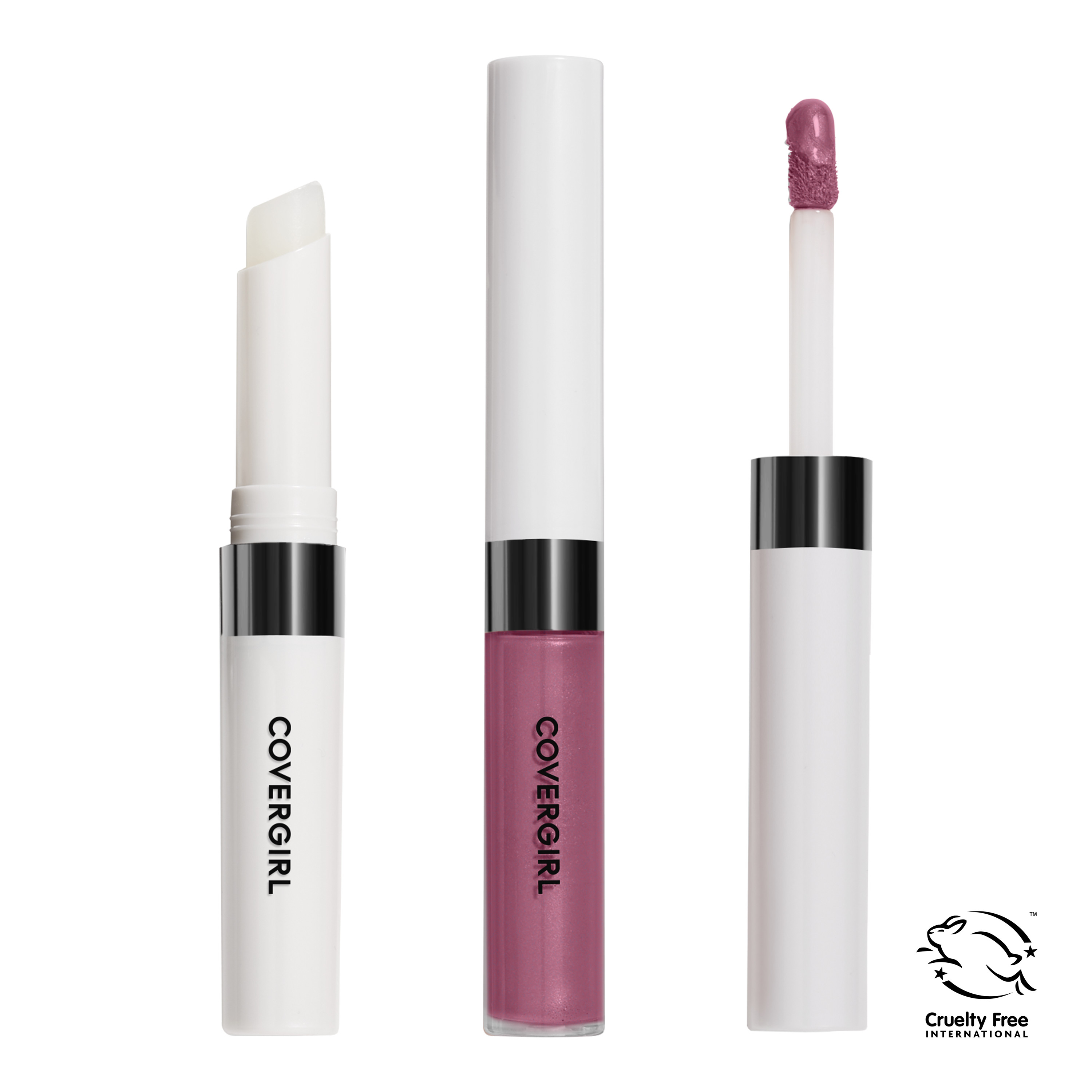 COVERGIRL Outlast All-Day Lip Color Liquid Lipstick and Moisturizing Topcoat, Wild Berry - image 1 of 10