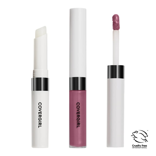 COVERGIRL Outlast All-Day Lip Color Liquid Lipstick and Moisturizing Topcoat, Wild Berry