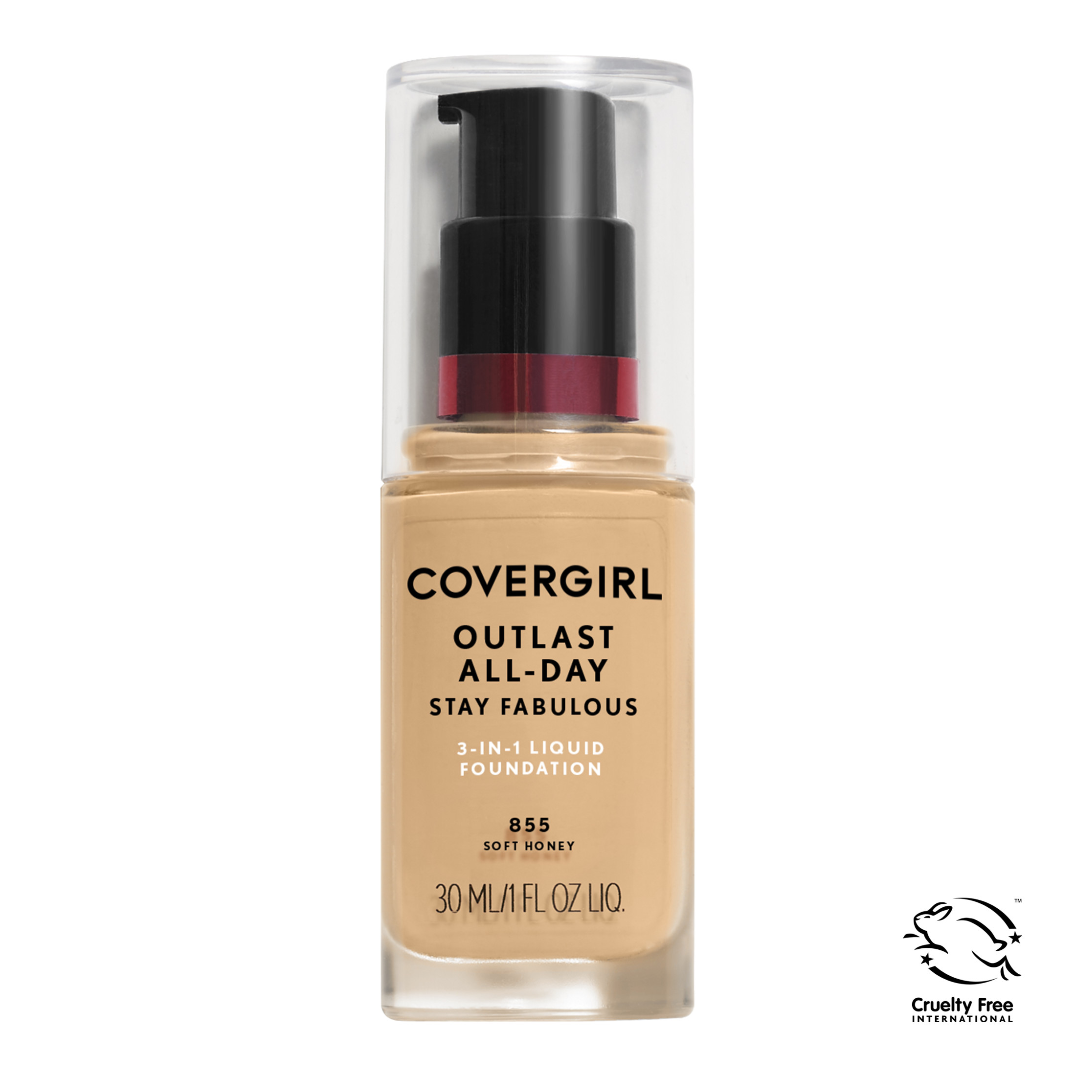 COVERGIRL Outlast All-Day Stay Fabulous 3-in-1 Foundation, 810 Classic Ivory, 1 oz - image 1 of 11