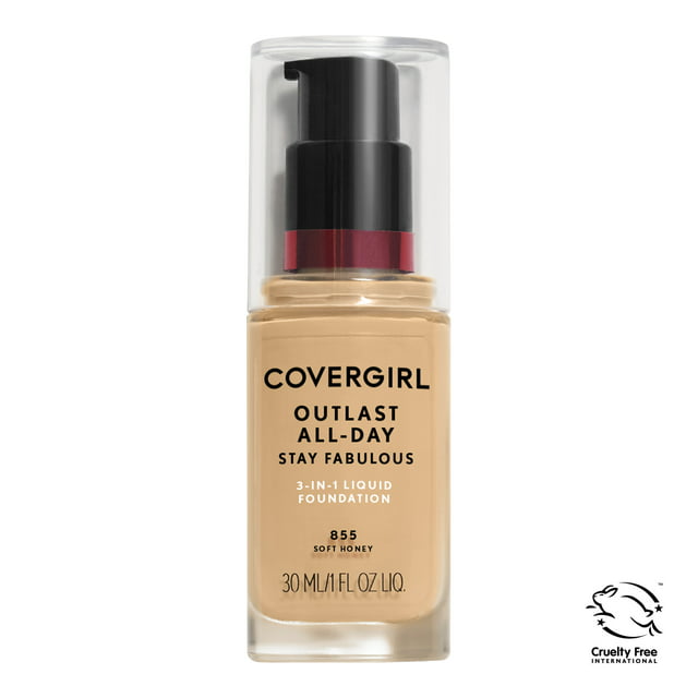 COVERGIRL Outlast All-Day Stay Fabulous 3-in-1 Foundation, 810 Classic Ivory, 1 oz