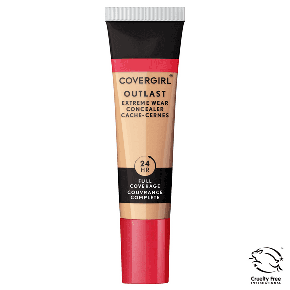 COVERGIRL Outlast Extreme Wear Concealer, Classic Ivory, .3 fl oz, Full Coverage, All Day Wear
