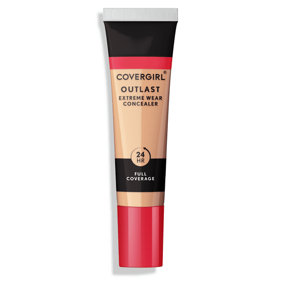 COVERGIRL Outlast Extreme Wear Concealer, Ivory, Lightweight and Waterproof, Concealer Makeup, Under Eye Concealer, Concealer for Dark Circles, Full Coverage Concealer, All Day Wear