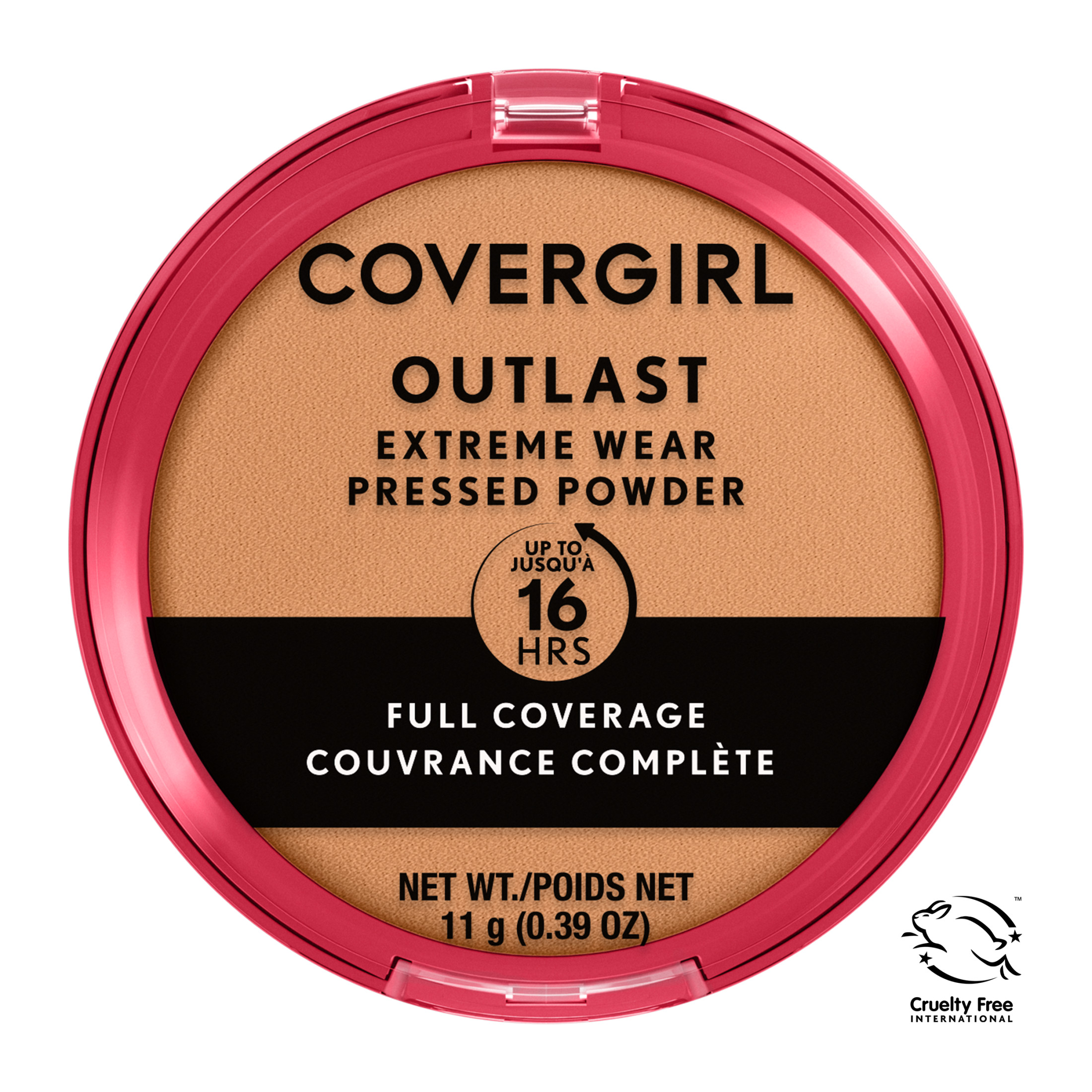 COVERGIRL Outlast Extreme Wear Pressed Powder, 862 Natural Tan, 0.38 oz, Full Coverage - image 1 of 12