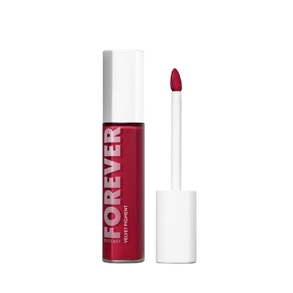 COVERGIRL Outlast Forever Velvet Pigment Matte Lipstick, 350 Forever Burgundy, 0.3 fl oz