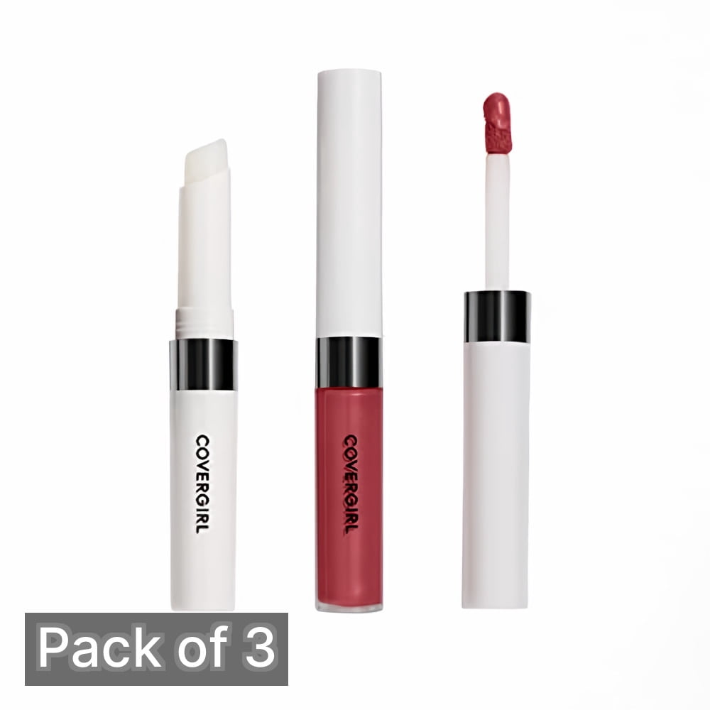 COVERGIRL Outlast Lipcolor, 542-Brazen Raisin 0.06 Fl Oz (Pack of 3)