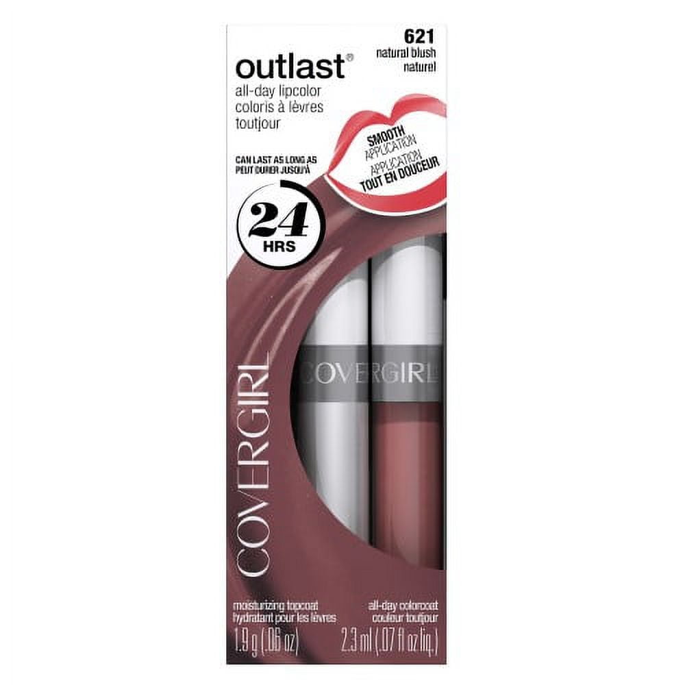 COVERGIRL Outlast Lipcolor, Natural Blush (Pack of 2)