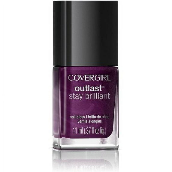 COVERGIRL Outlast Stay Brilliant Nail Gloss Fuchsia Flame 45, .37 oz