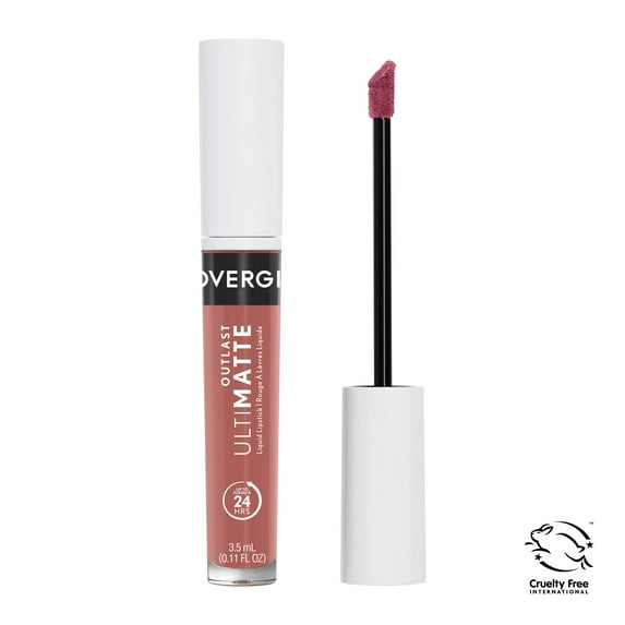 COVERGIRL Outlast Ulti-Matte One Step Liquid Lip Color, Tickled Pink, 0.11 oz