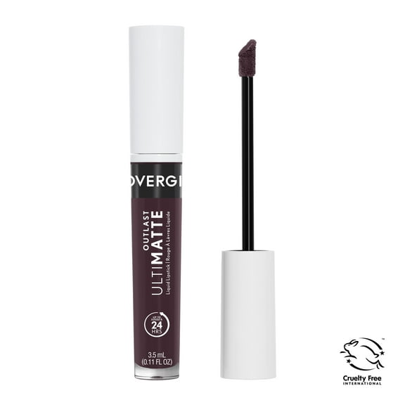 COVERGIRL Outlast UltiMatte One Step Liquid Lip Color, Cabernet With Bae, 0.12 oz, Lipstick, Lip Gloss, Matte Lipstick, Transfer Resistant, Moisturizing, Vegan