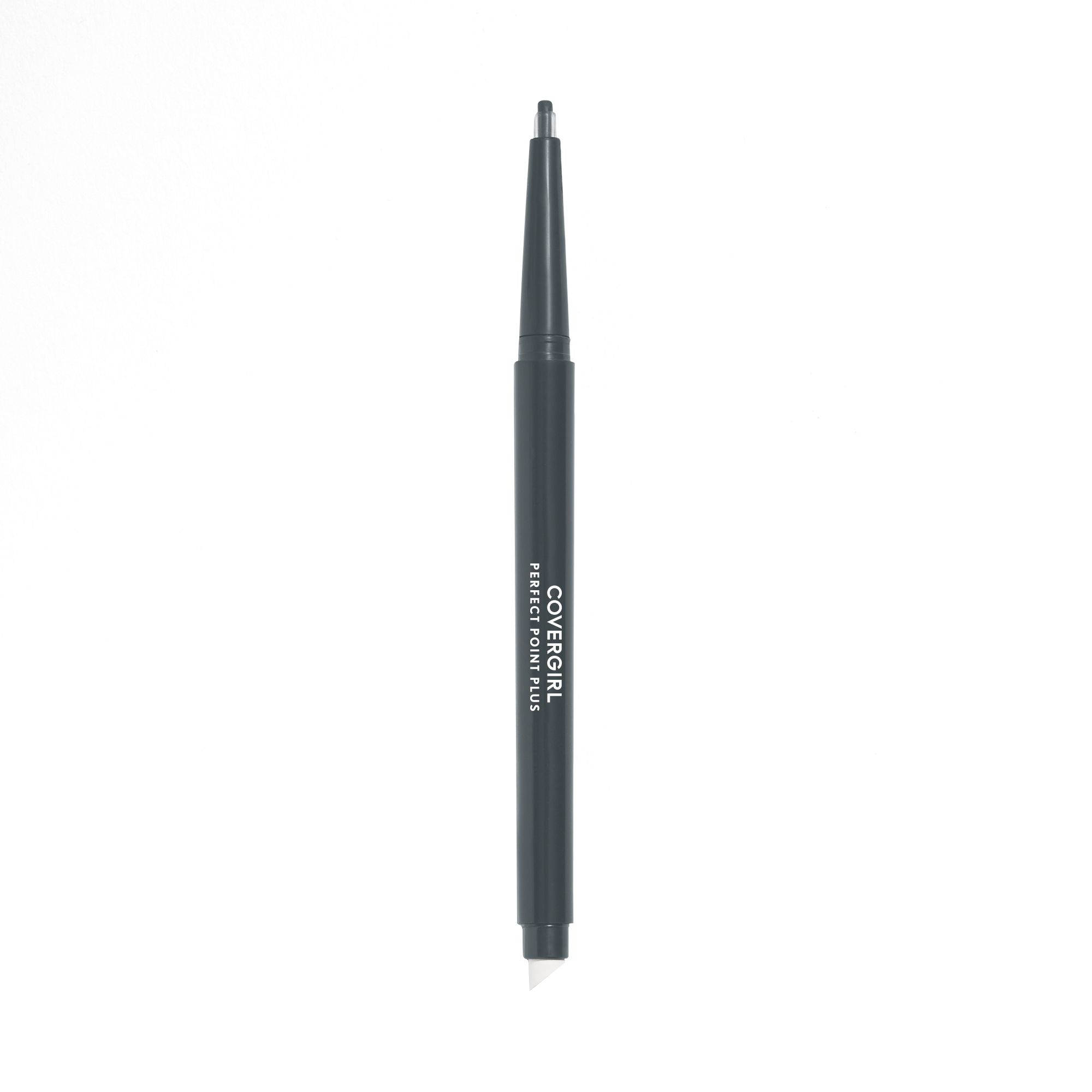 COVERGIRL Perfect Point Plus Eyeliner, 205 Charcoal, 0.008 oz, Long-Lasting, Versatile Black Eyeliner, Soft Smudging Tip, No Sharpening Needed