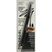 COVERGIRL Perfect Point PLUS Eyeliner, One Pencil, Black Onyx Color, Self Sharpening Eyeliner Pencil, Smudger Tip for Bl Pack of 3